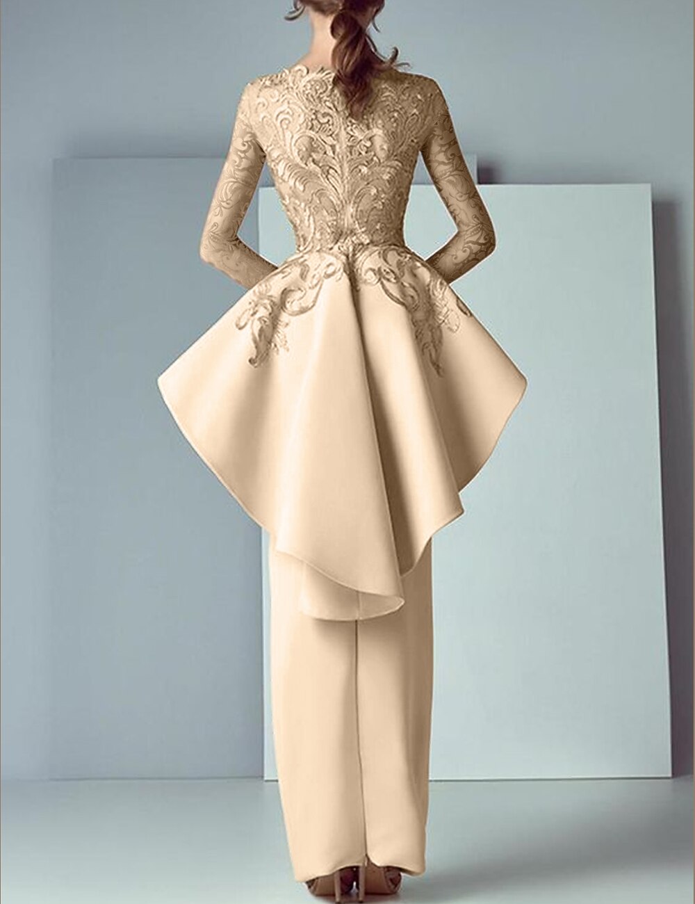 Sheath Column Floor Length Wedding Guest Dress Formal Dresses Evening Gown