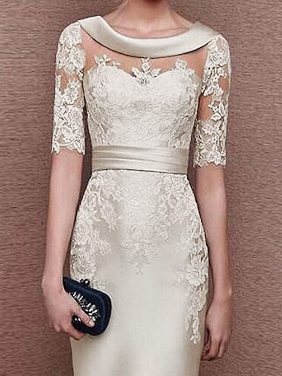 Sheath Column Knee Length Party Dress Cocktail Dress Wedding Guest