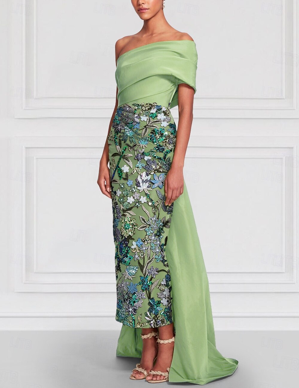 Sheath Column Floor Length Formal Dresses Mother of the Bride Dress Evening Gown Elegant