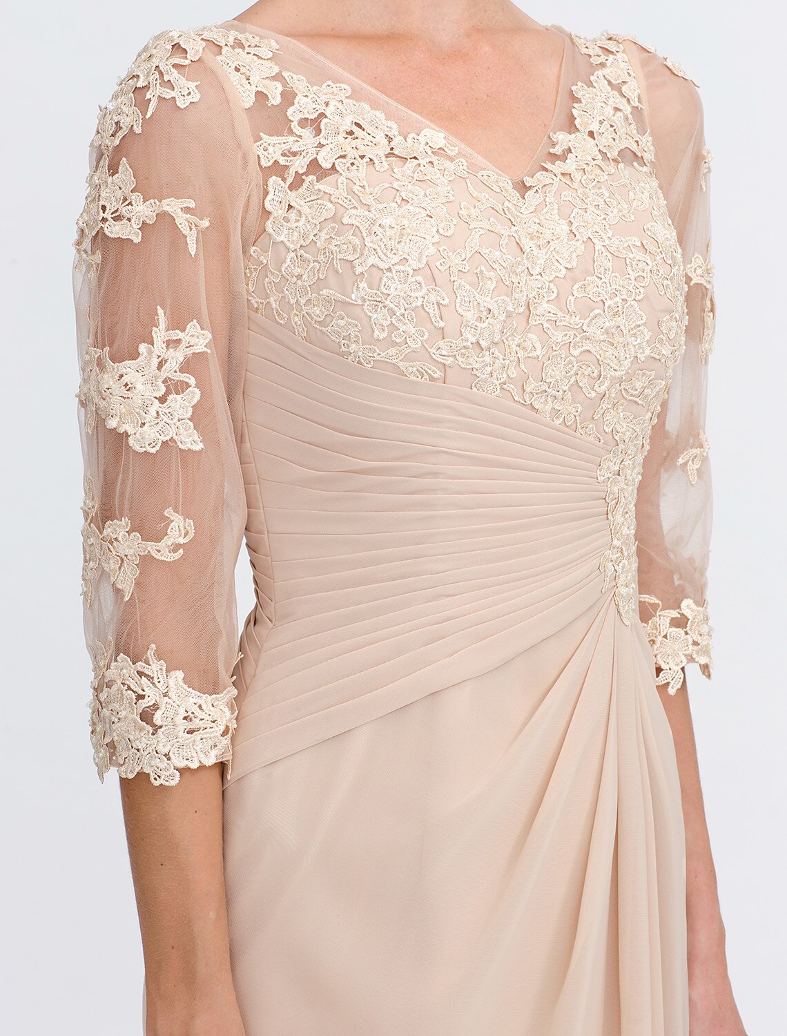 A-Line Floor Length Wedding Guest Dress Formal Dresses Evening Gown