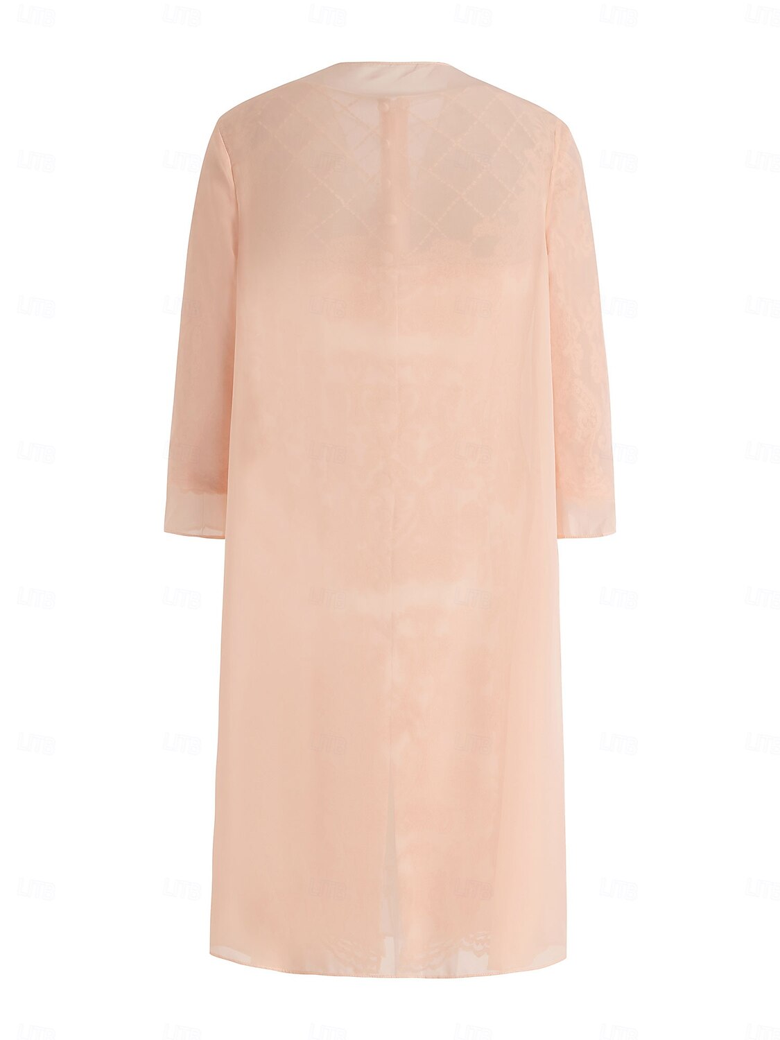 Two Piece Sheath Column Wedding Guest Dress Mother of the Bride Elegant