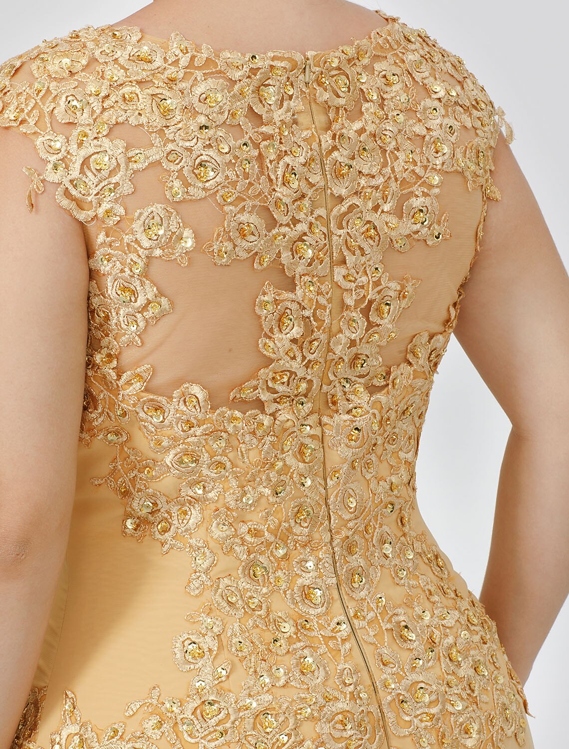A-Line Sweep Brush Train Wedding Guest Dress Formal Dresses Evening