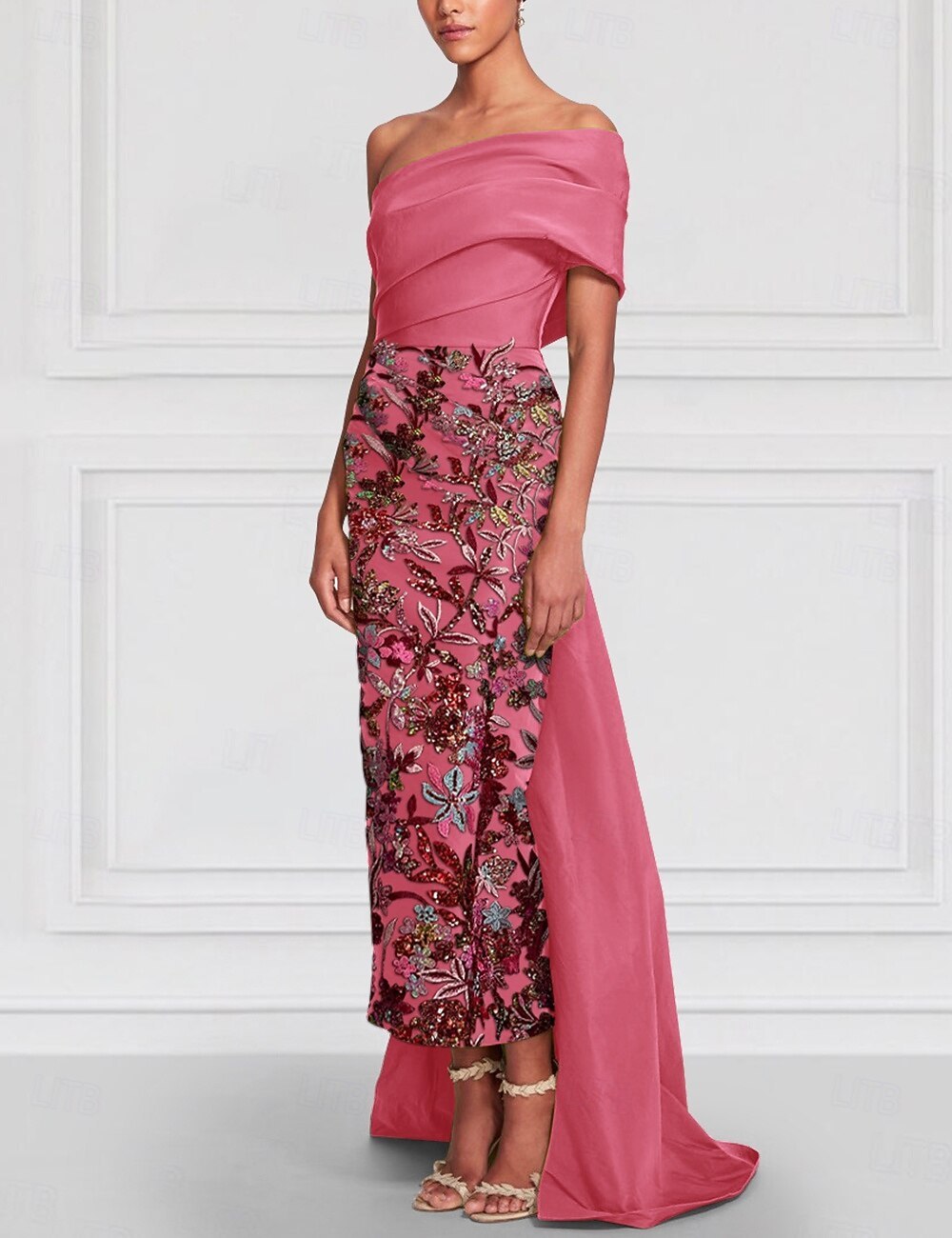 Sheath Column Floor Length Formal Dresses Mother of the Bride Dress Evening Gown Elegant