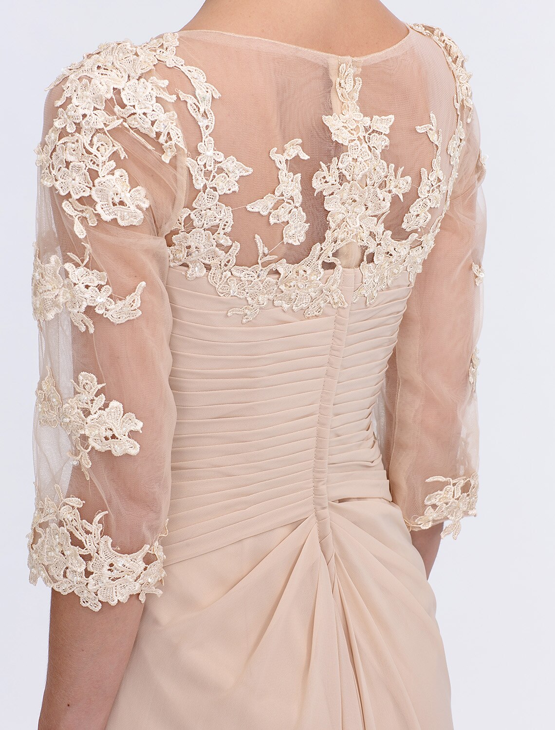 A-Line Floor Length Wedding Guest Dress Formal Dresses Evening Gown
