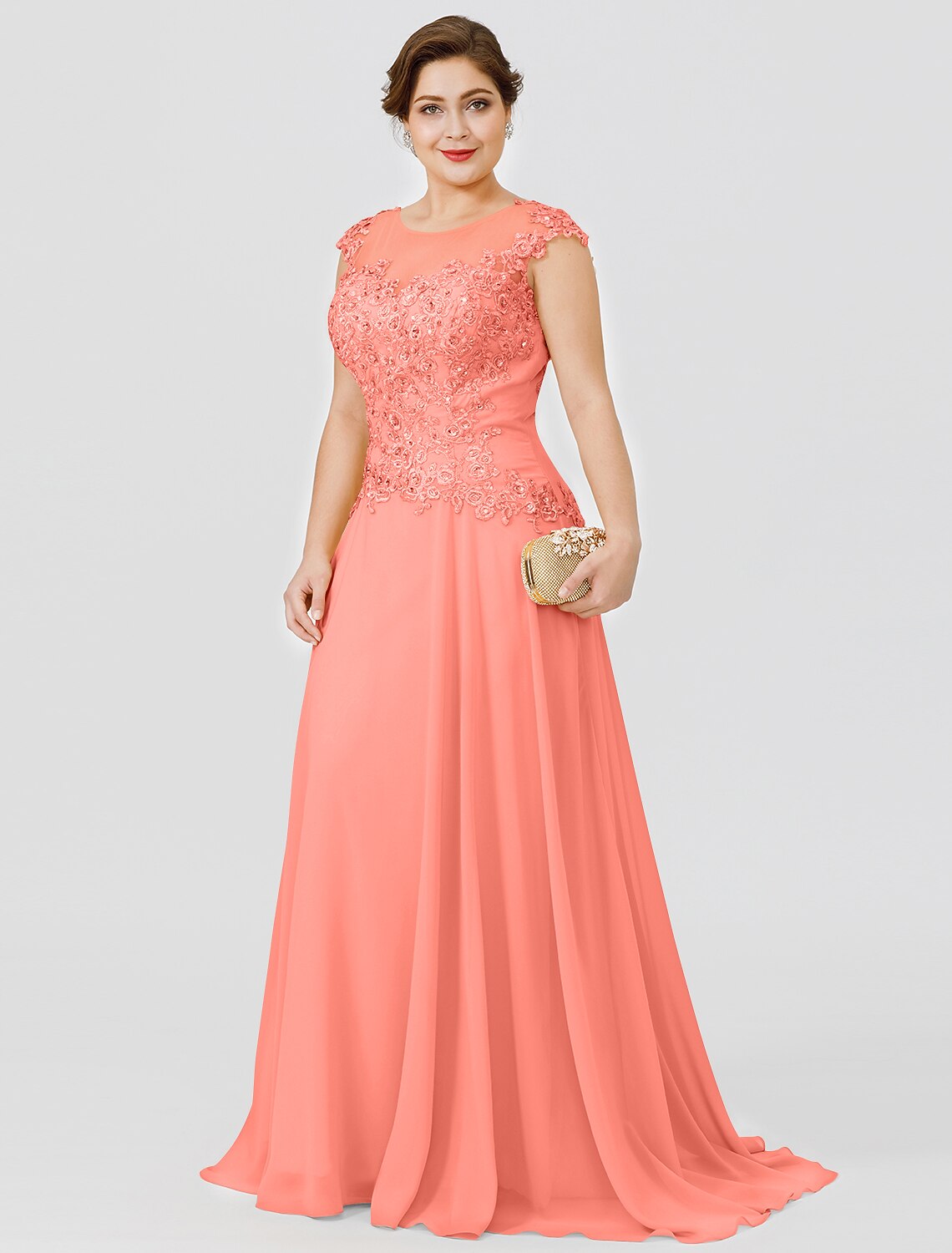 A-Line Sweep Brush Train Wedding Guest Dress Formal Dresses Evening