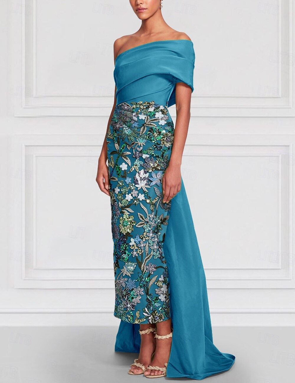 Sheath Column Floor Length Formal Dresses Mother of the Bride Dress Evening Gown Elegant