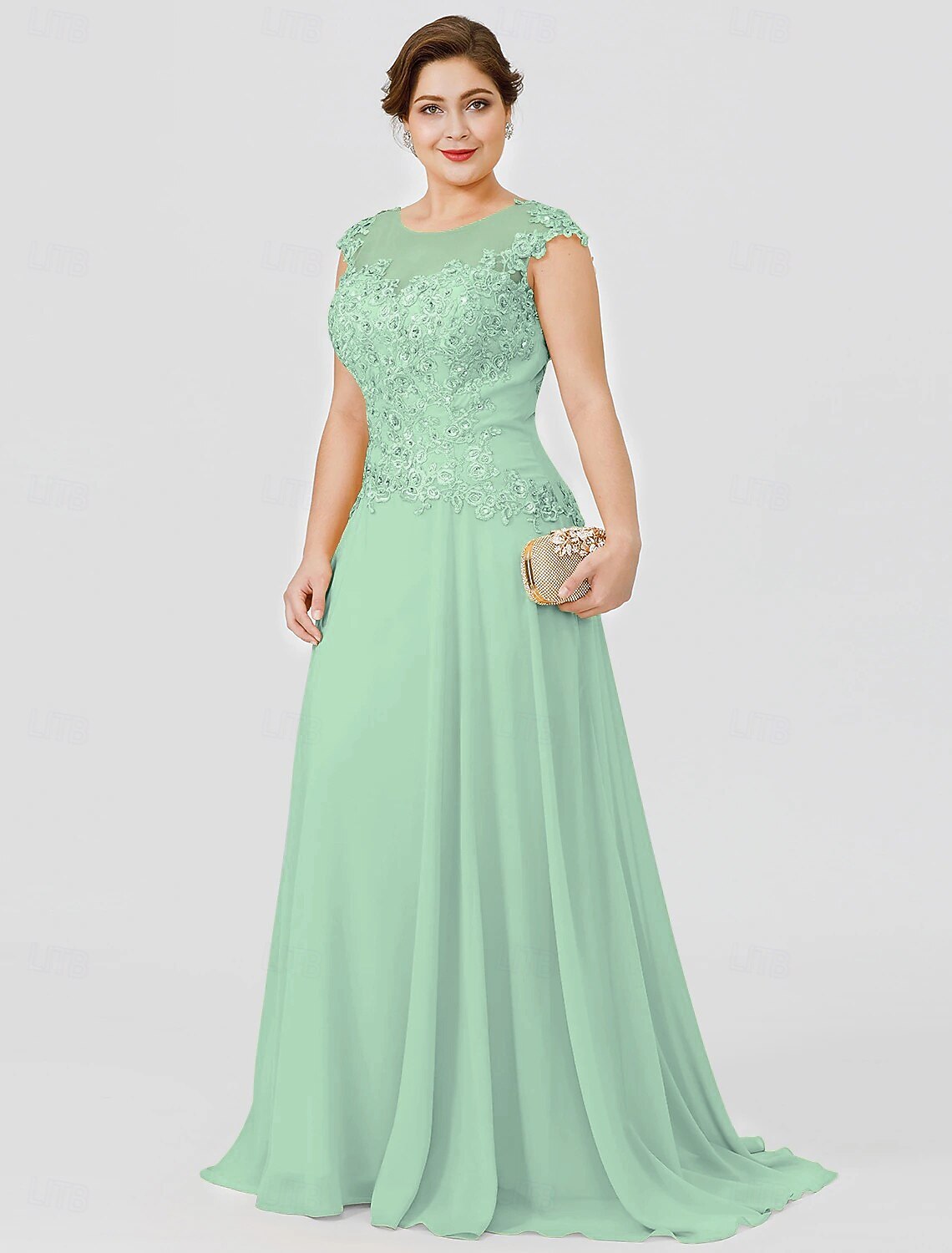 A-Line Sweep Brush Train Wedding Guest Dress Formal Dresses Evening