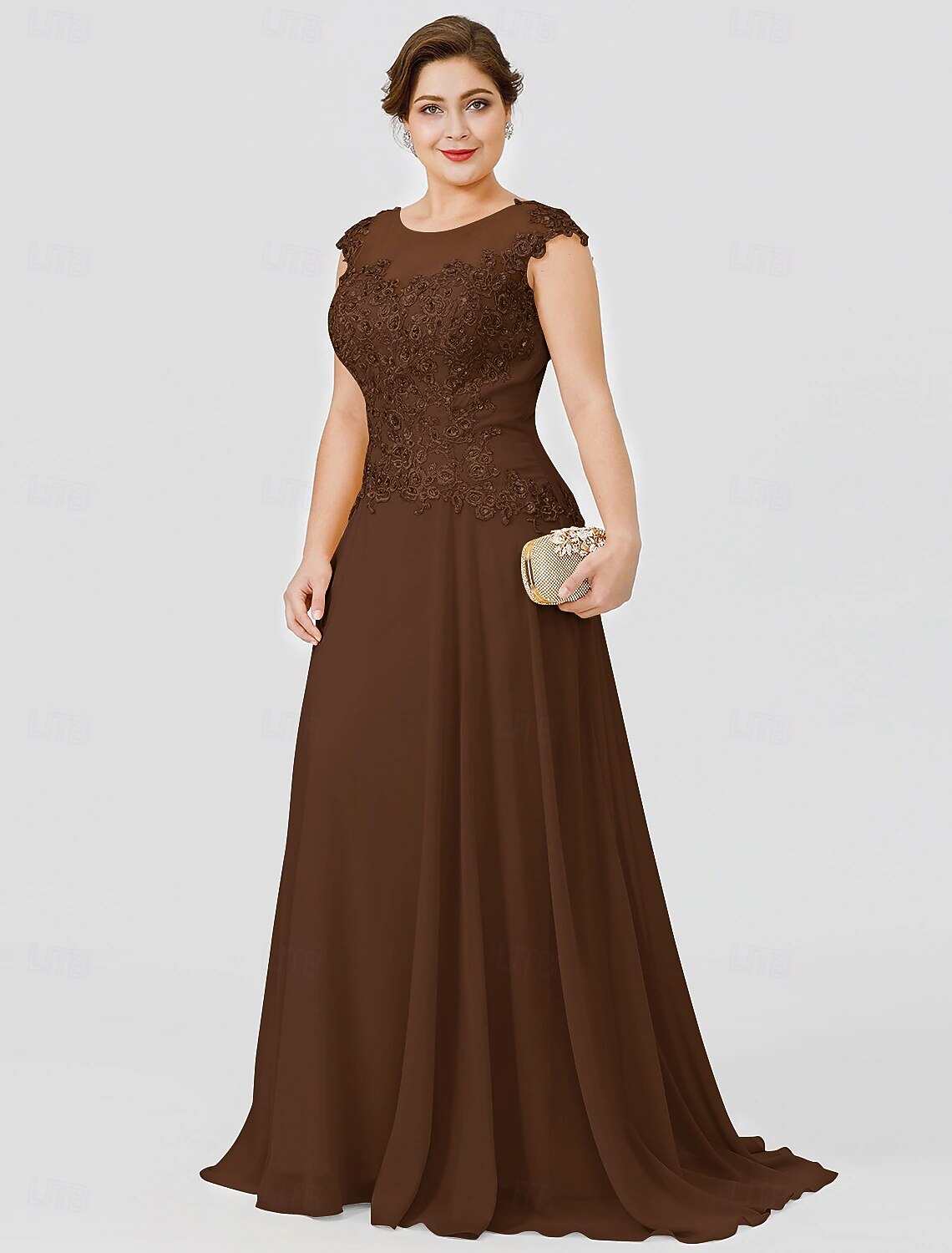 A-Line Sweep Brush Train Wedding Guest Dress Formal Dresses Evening