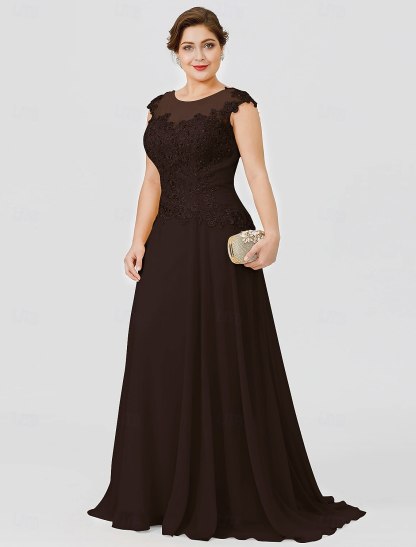 A-Line Sweep Brush Train Wedding Guest Dress Formal Dresses Evening