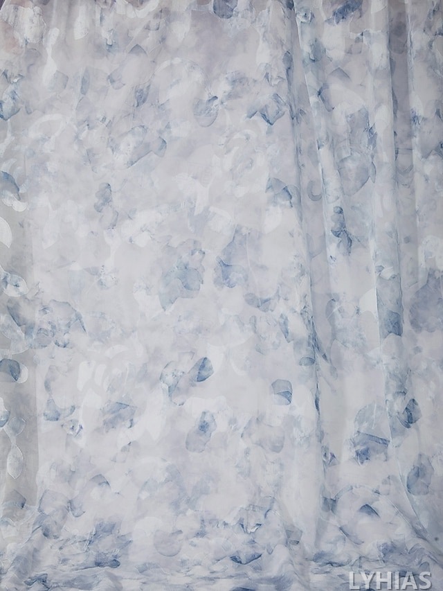 Two Piece Mother of the Bride Dresses Floor Length with Floral Print 3/4 Length Sleeve Scoop Neck