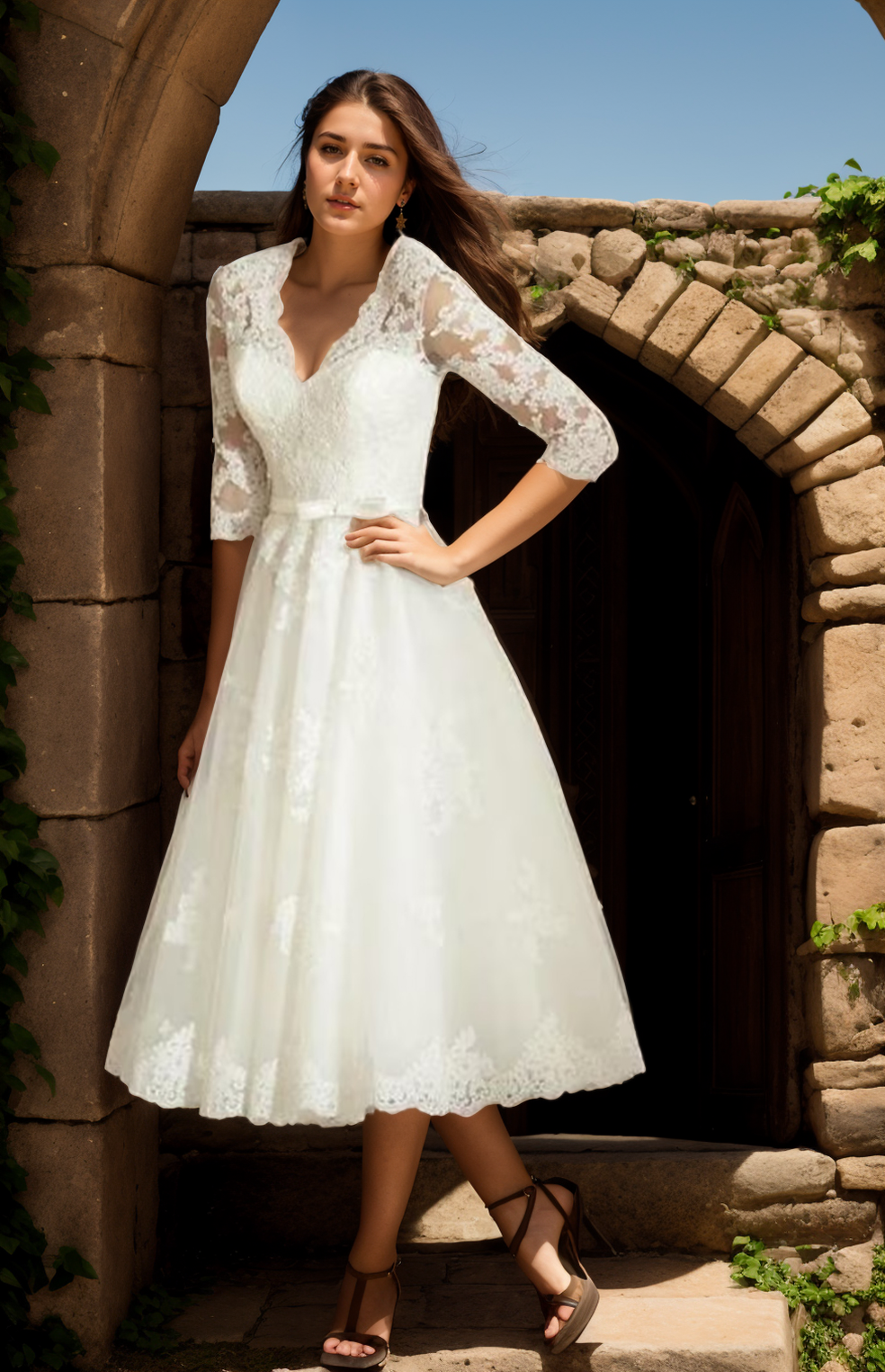 A-Line Spaghetti Strap Floor Length Sleeveless Prom Dresses with Appli