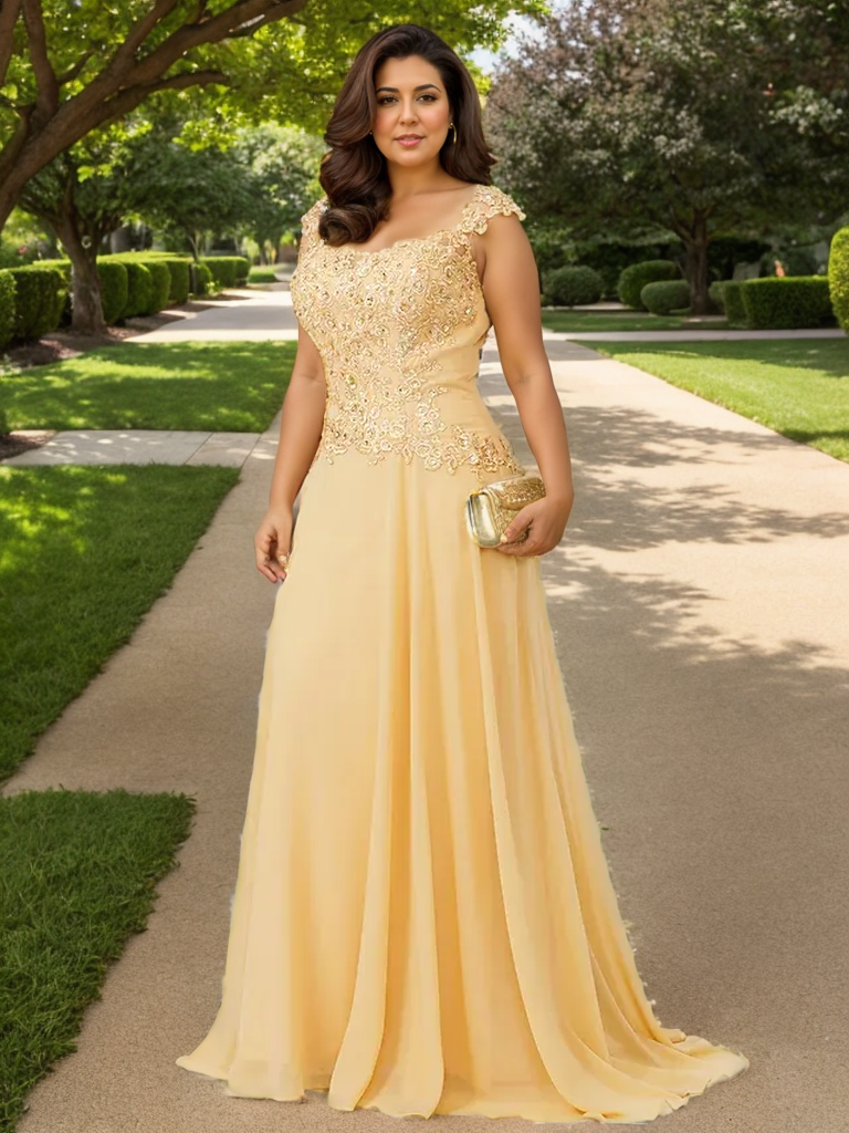 A-Line Elegant Wedding guest dress Lace Sleeveless Mother of the Bride Dresses 