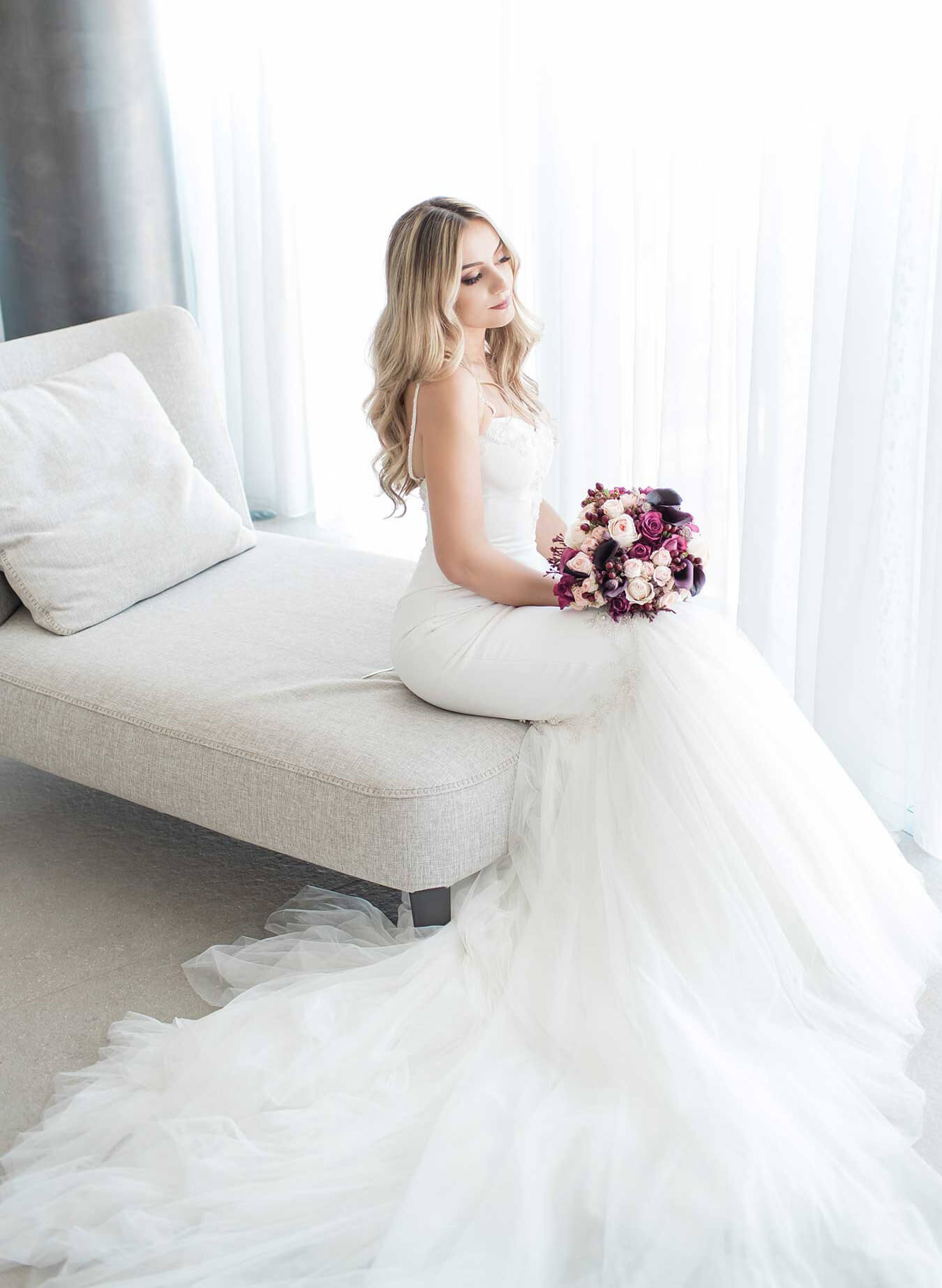 Classic Mermaid Sweetheart Wedding Dresses With Beading, product image 6