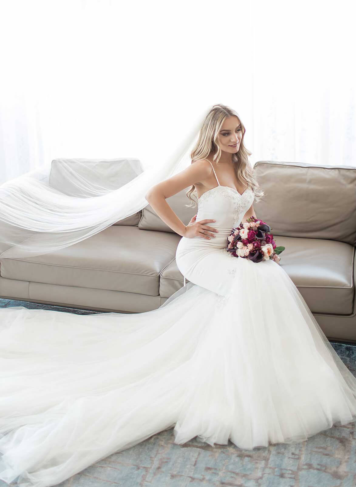 Classic Mermaid Sweetheart Wedding Dresses With Beading, product image 7