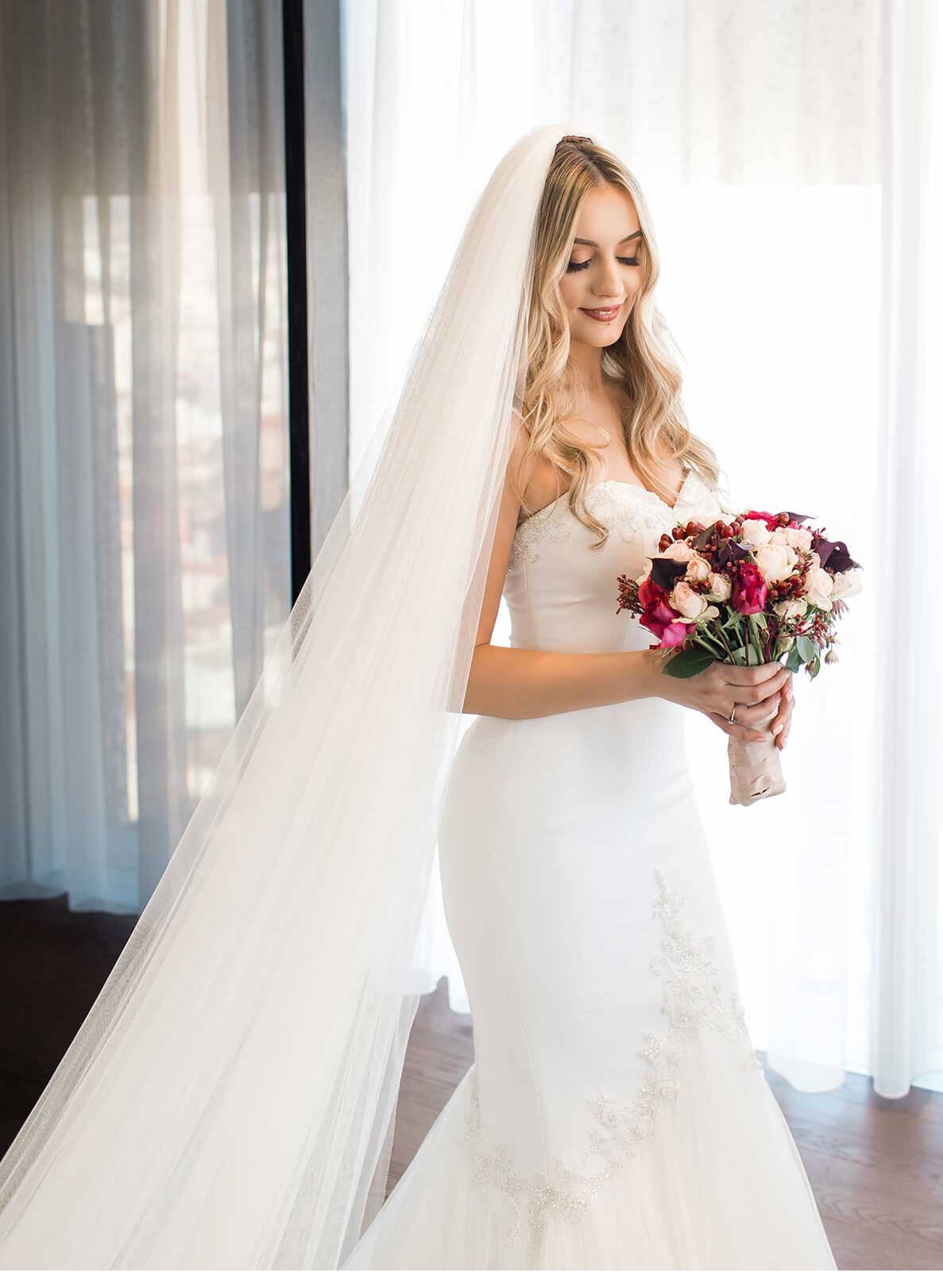 Classic Mermaid Sweetheart Wedding Dresses With Beading, product image 8