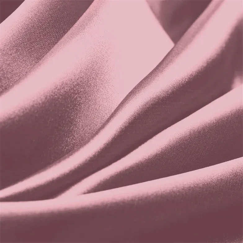 Dusty Rose Charmeuse Fabric By The 1/2 Yard