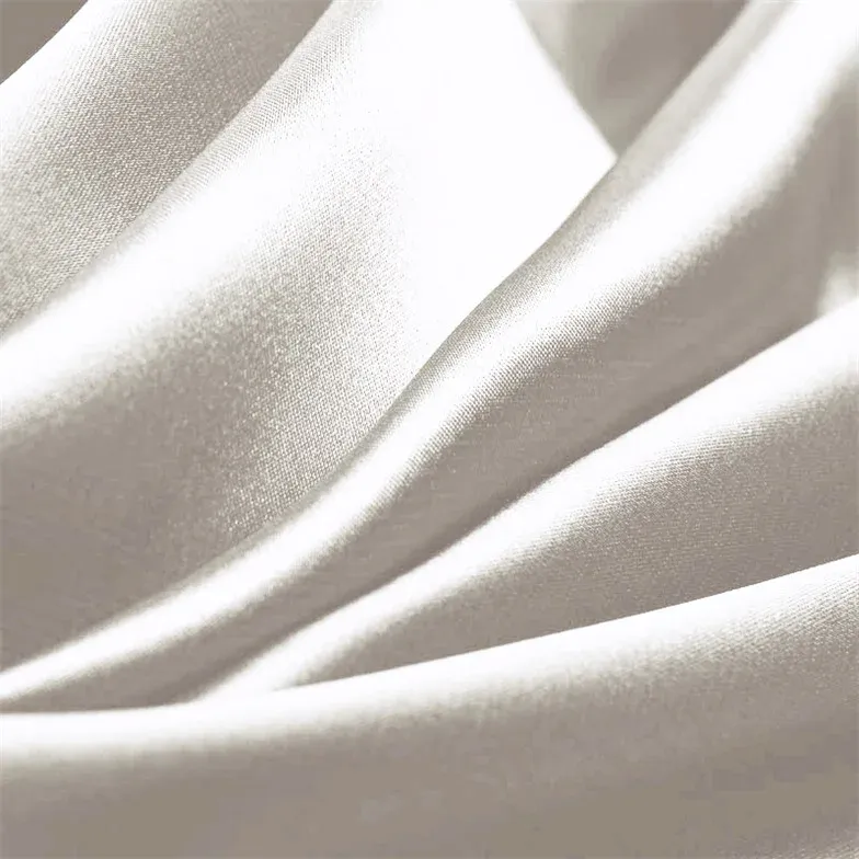 Ivory Charmeuse Fabric By The 1/2 Yard