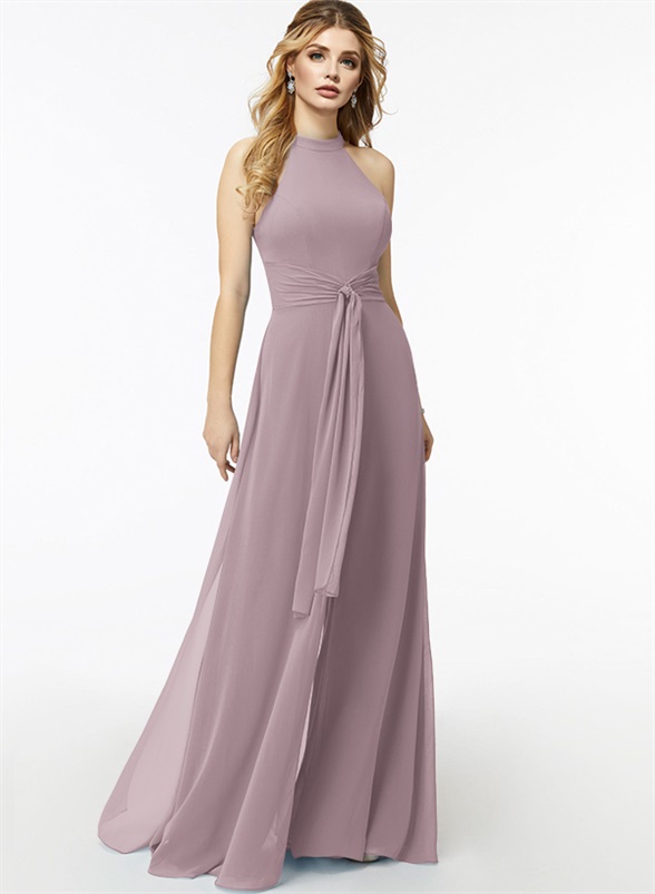Jumpsuit/Pantsuit High Neck Bridesmaid Dresses With Cascading Ruffles, product image 29