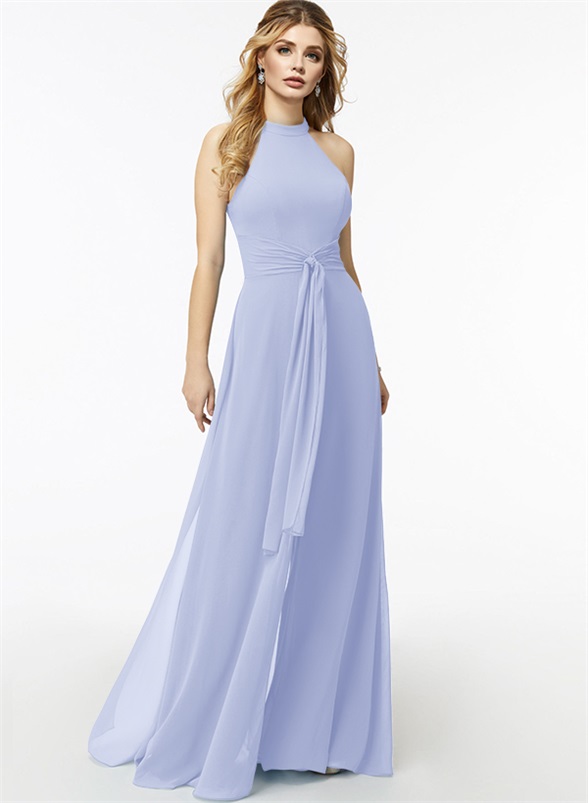 Jumpsuit/Pantsuit High Neck Bridesmaid Dresses With Cascading Ruffles, product image 34