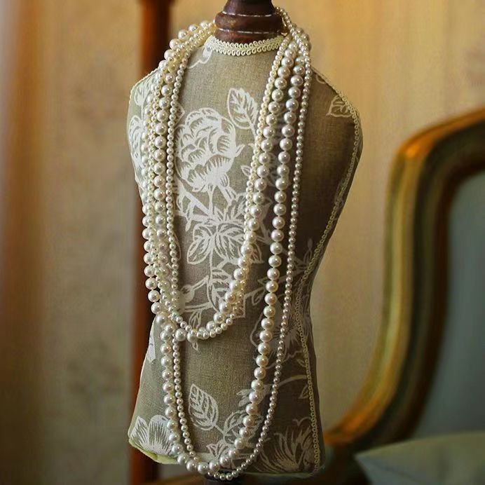 Classic Pearl Layer Necklace