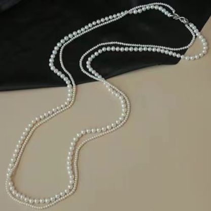Classic Pearl Layer Necklace