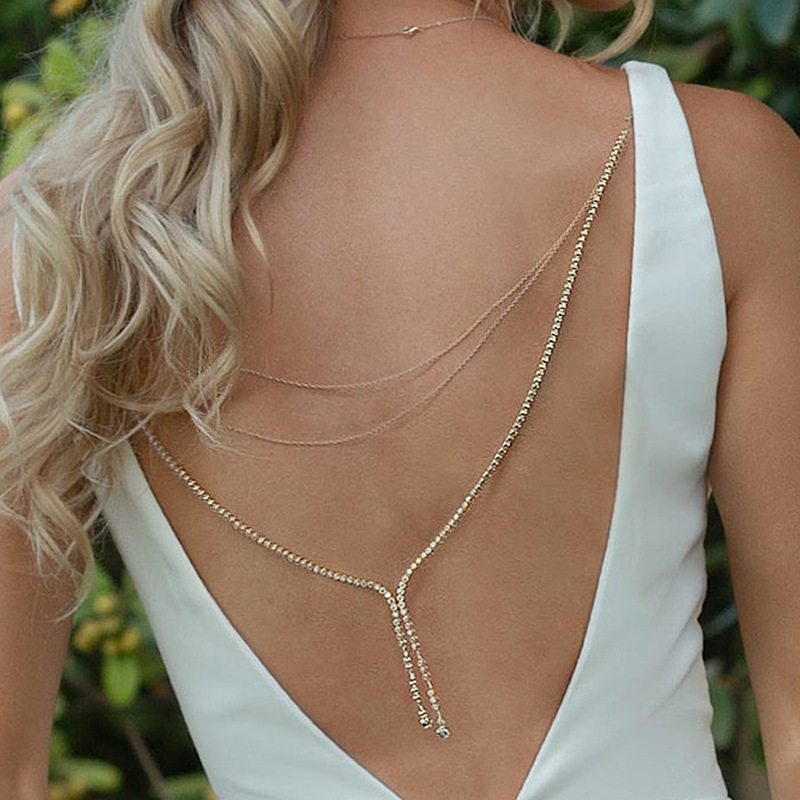 Multi-Layer Fringe Back Chain