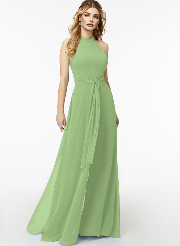 Jumpsuit/Pantsuit High Neck Bridesmaid Dresses With Cascading Ruffles, product image 68