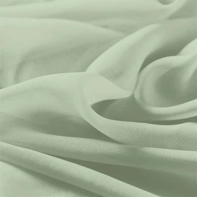 Celadon Chiffon Fabric By The 1/2 Yard