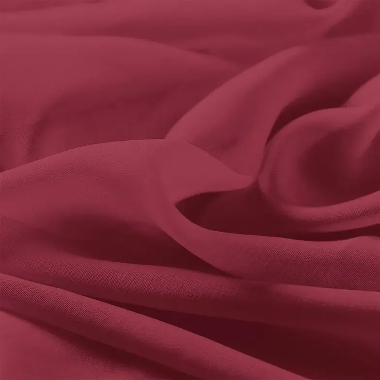 Cinnamon Rose Chiffon Fabric By The 1/2 Yard