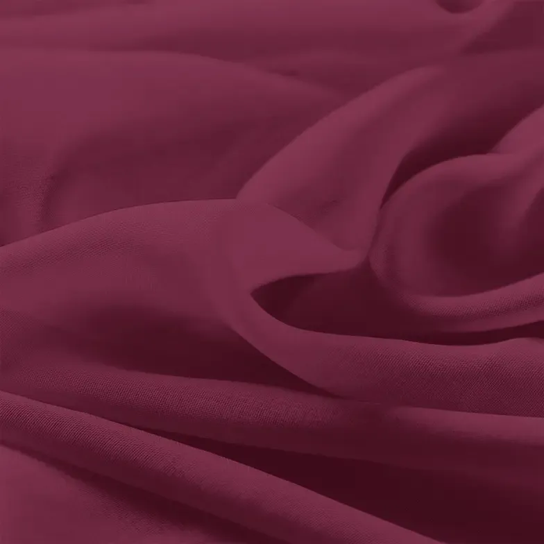Mulberry Chiffon Fabric By The 1/2 Yard