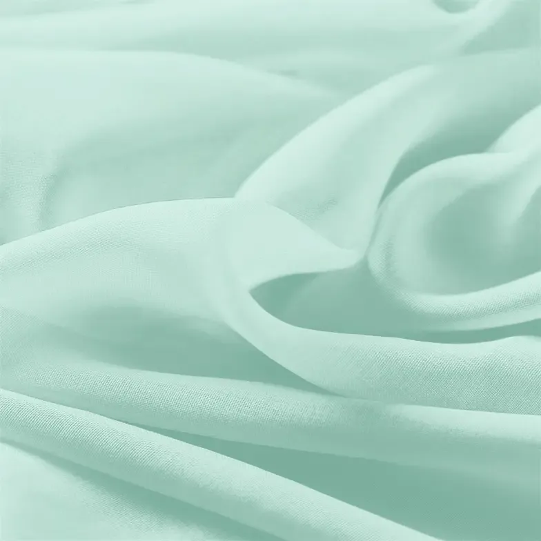 Sage Green Chiffon Fabric By The 1/2 Yard