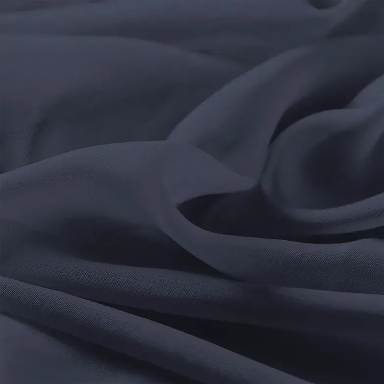 Stormy Chiffon Fabric By The 1/2 Yard