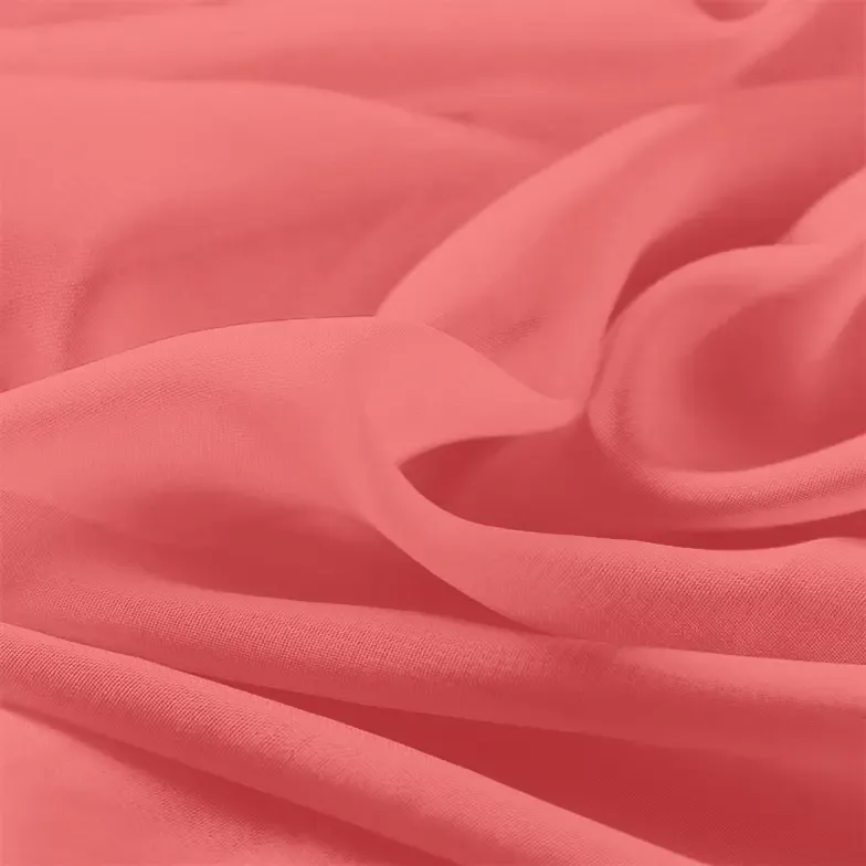 Watermelon Chiffon Fabric By The 1/2 Yard