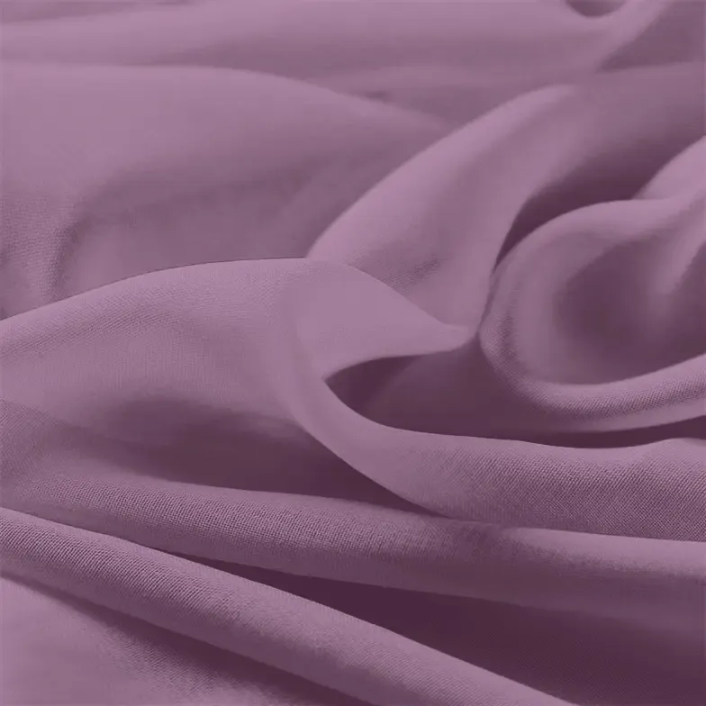 Wisteria Chiffon Fabric By The 1/2 Yard