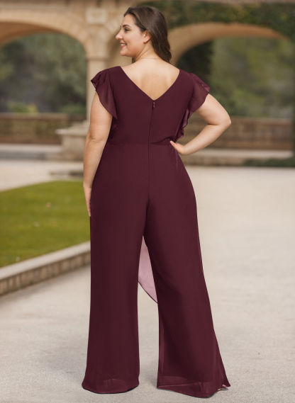 Jumpsuit/Pantsuit Chiffon(Non-Stretch) Mother Of The Bride Dresses, product image 52