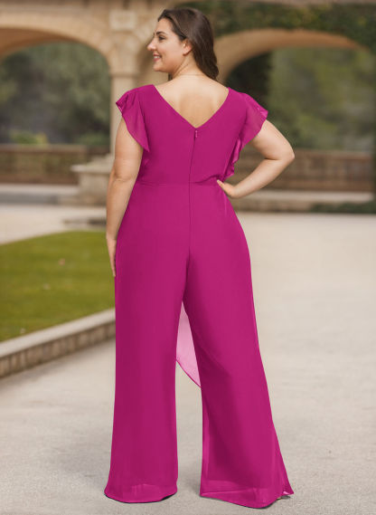 Jumpsuit/Pantsuit Chiffon(Non-Stretch) Mother Of The Bride Dresses, product image 30