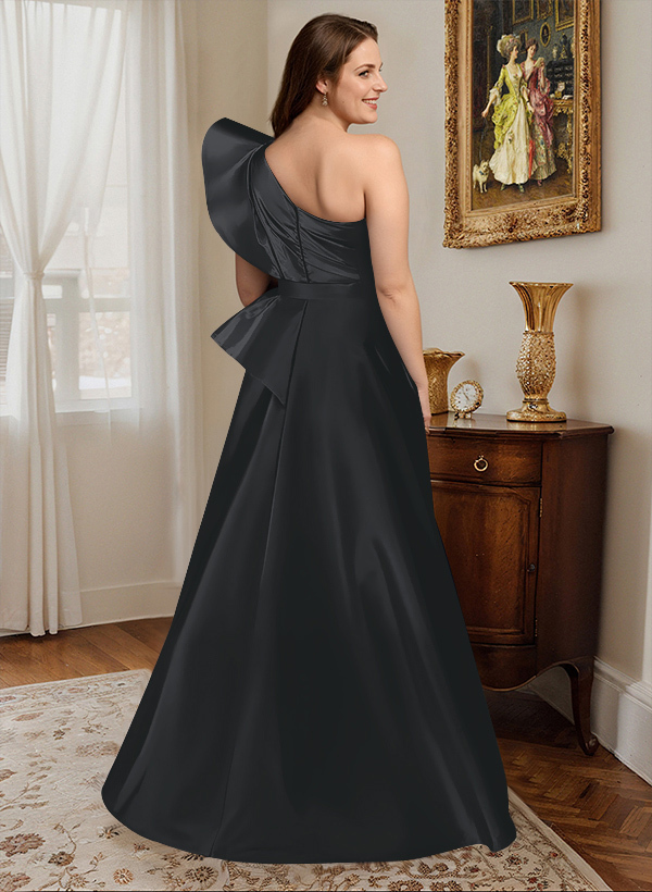 Simple One-Shoulder A-Line Mother Of The Bride Dresses, product image 4