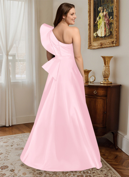 Simple One-Shoulder A-Line Mother Of The Bride Dresses, product image 46