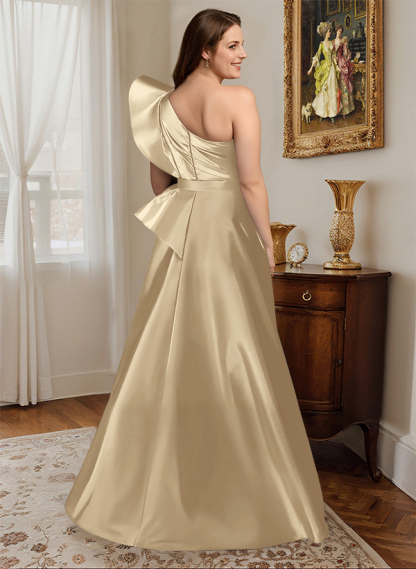 Simple One-Shoulder A-Line Mother Of The Bride Dresses, product image 6