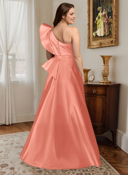 Simple One-Shoulder A-Line Mother Of The Bride Dresses, product image 42