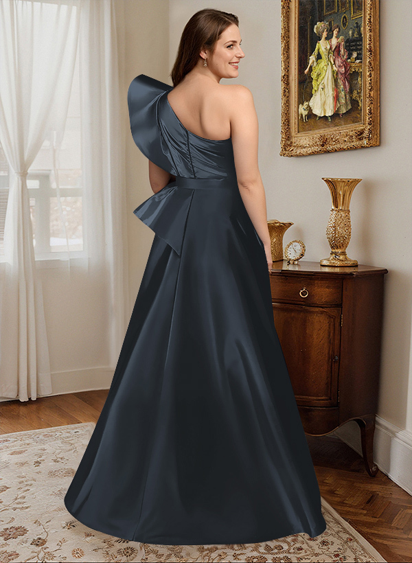 Simple One-Shoulder A-Line Mother Of The Bride Dresses, product image 8