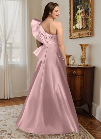 Simple One-Shoulder A-Line Mother Of The Bride Dresses, product image 34