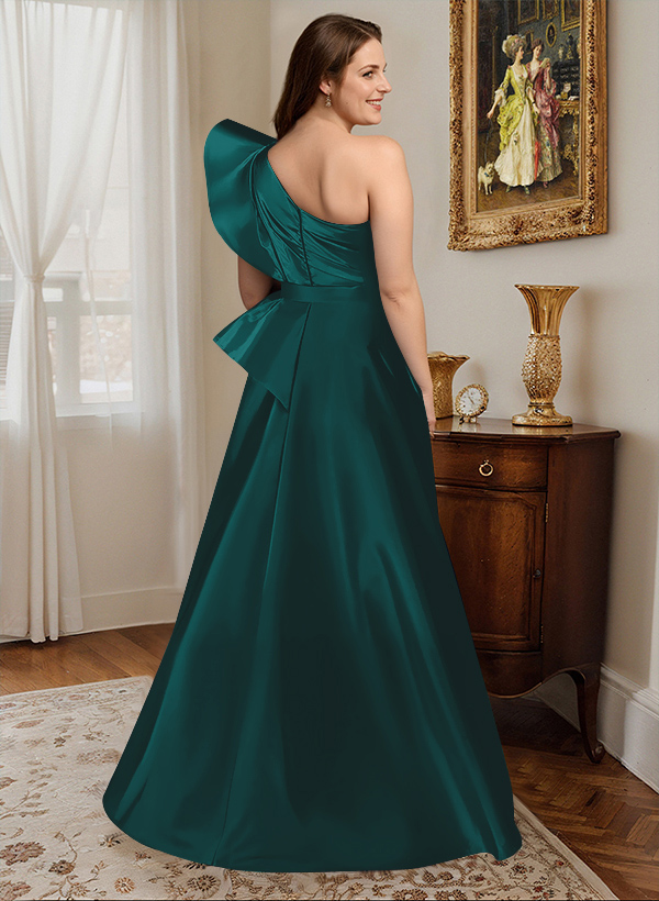 Simple One-Shoulder A-Line Mother Of The Bride Dresses, product image 64