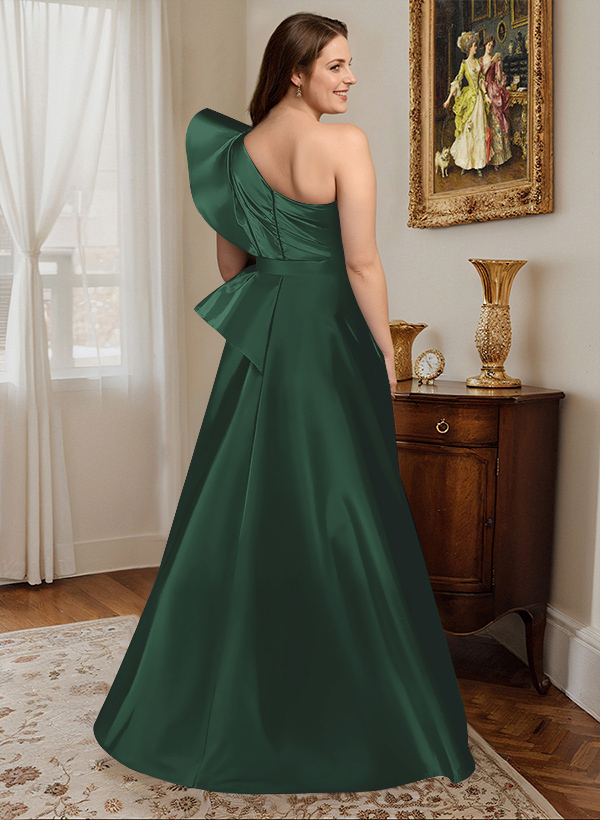 Simple One-Shoulder A-Line Mother Of The Bride Dresses, product image 62