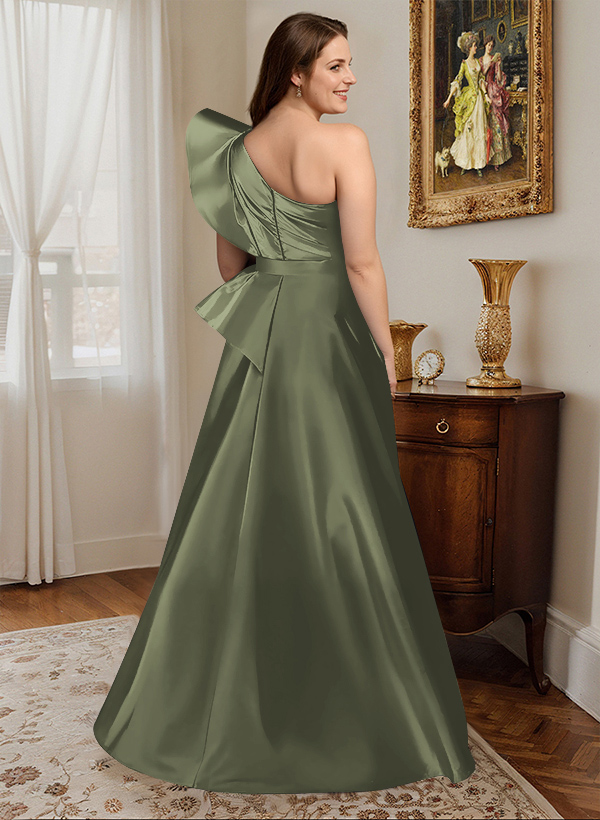 Simple One-Shoulder A-Line Mother Of The Bride Dresses, product image 66
