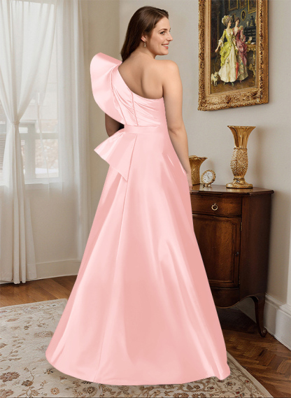 Simple One-Shoulder A-Line Mother Of The Bride Dresses, product image 40