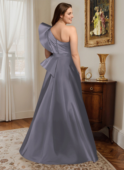 Simple One-Shoulder A-Line Mother Of The Bride Dresses, product image 14