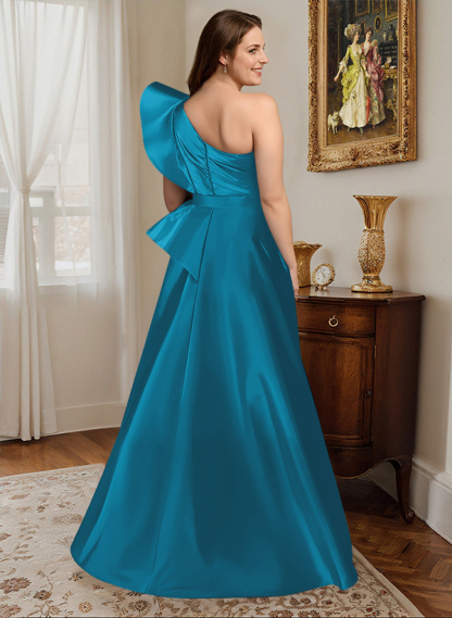 Simple One-Shoulder A-Line Mother Of The Bride Dresses, product image 28