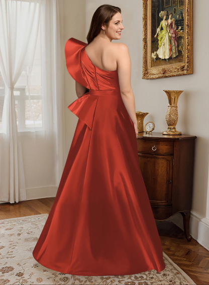 Simple One-Shoulder A-Line Mother Of The Bride Dresses, product image 58