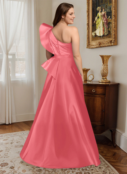 Simple One-Shoulder A-Line Mother Of The Bride Dresses, product image 60